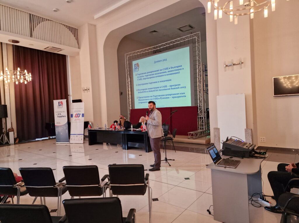 The US Embassies in Bulgaria and Romania hosted a business meeting to promote partnerships and investment opportunities with the US 20230321 134028 min