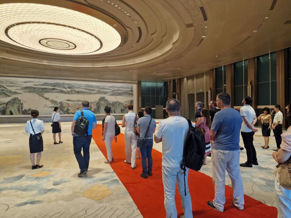 A Bulgarian delegation visited the newly opened International Conference and Exhibition Center in Ningbo, China 20230706 085156