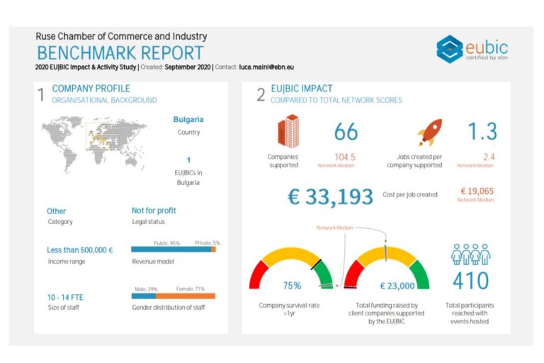 Rousse business innovation center in the footsteps of the leaders in Europe
