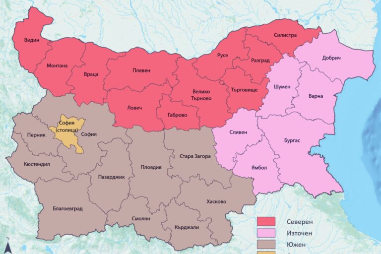 The future of Ruse in the new regional map: A model of new zoning with a strong Danube zone 